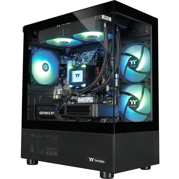 Thermaltake FTW V170A 5060Ti Black, Gaming-PC (schwarz/transparent, Windows 11 Home)