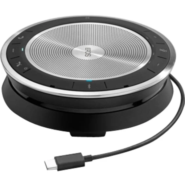EPOS EXPAND SP 30 +, Lautsprecher (schwarz/silber, Bluetooth, USB-C)