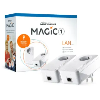 devolo Magic 1 LAN 1-1-2 Starter Kit, Powerline (zwei Adapter)