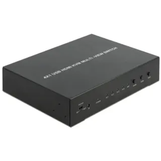 DeLOCK KVM 4in1 Multiview Switch 4x HDMI USB 2.0, KVM-Switch
