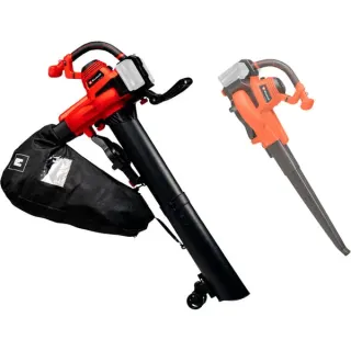 EINHELL Akku-Laubsauger GE-CL 36/230 Li E-Solo, 36Volt (2x18V), Laubsauger/Laubbläser (rot/schwarz, ohne Akku und Ladegerät)