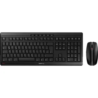 CHERRY STREAM DESKTOP, Desktop-Set (schwarz, FR-Layout, Cherry SX-Scherentechnologie)