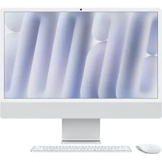 Apple iMac 59,62 cm (24") M4 2024, MAC-System (silber, macOS, Deutsch)
