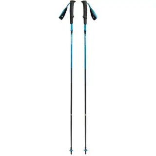 Black Diamond Trekkingstöcke Distance Carbon Z, Fitnessgerät (anthrazit/blau, 1 Paar, 105 cm)