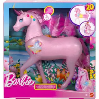 Mattel Barbie funkelnd leuchtendes Einhorn, Spielfigur