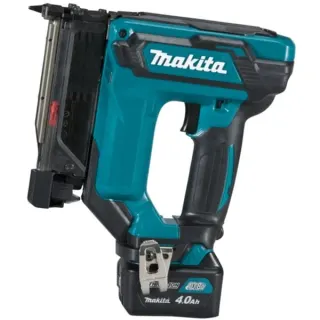 Makita Akku-Pintacker PT354DSMJ, 10,8Volt, Elektrotacker (blau/schwarz, 2x Li-Ionen-Akku 4,0Ah, im MAKPAC Gr.2)