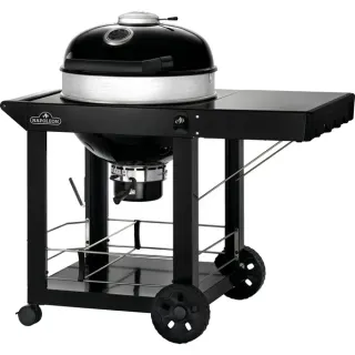 Napoleon Holzkohle Kugelgrill PRO22K in Rollwagen, Holzkohlegrill (schwarz, Ø 57cm)