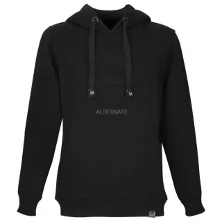 ALTERNATE ATTAX Hoodie (Logo geprägt) 4XL, Pullover (schwarz)