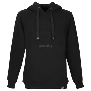 ALTERNATE ATTAX Hoodie (Logo geprägt) XS, Pullover (schwarz)