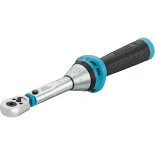 Hazet Drehmomentschlüssel 5107B-3CT für Bits, 1/4" (blau/schwarz, Umschalt-Knarre)