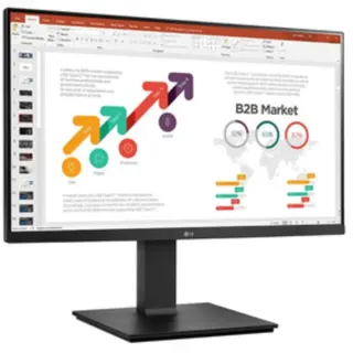 LG 24BP450Y-B Generalüberholt, LED-Monitor (60.4 cm (23.8 Zoll), schwarz, FullHD, IPS, HDMI, DP, VGA, Free Sync)